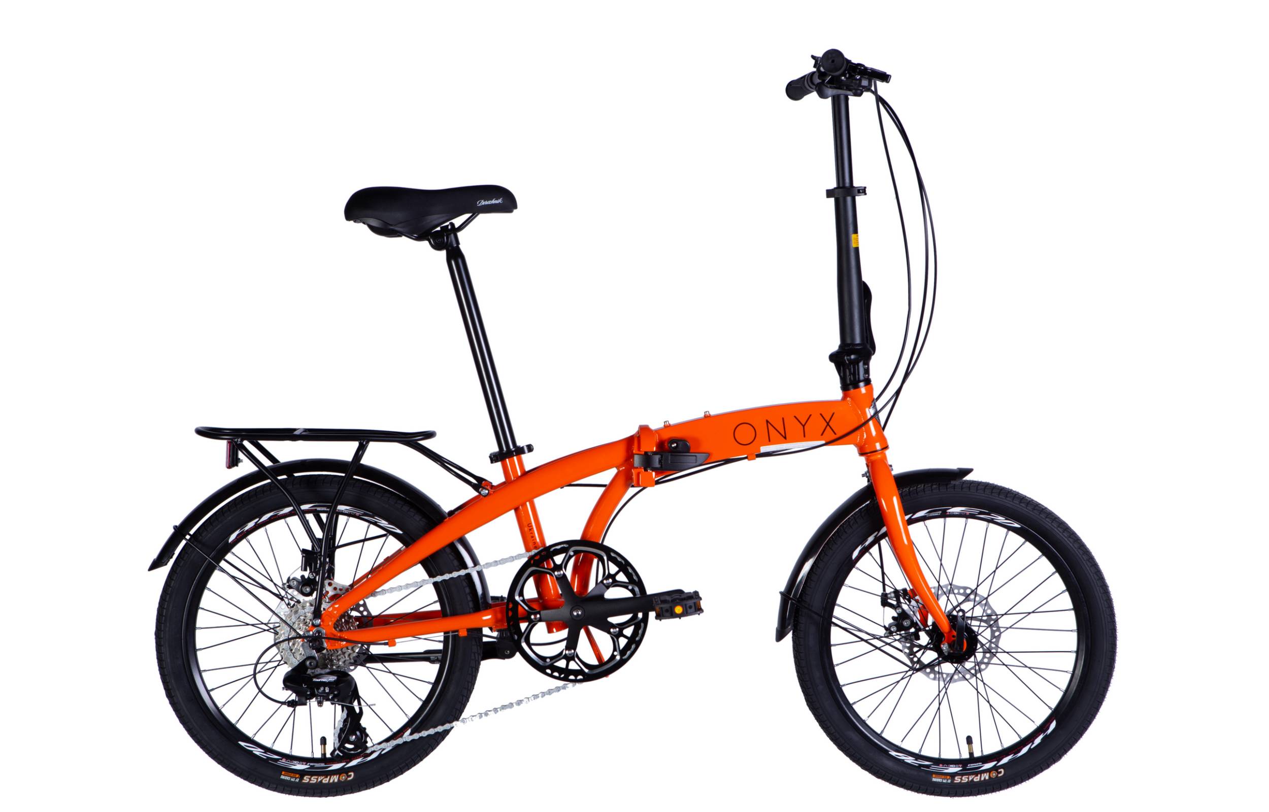 Фотографія Велосипед Dorozhnik ONYX DD CS 20" рама 10,5" 2025 помаранчевий 2025